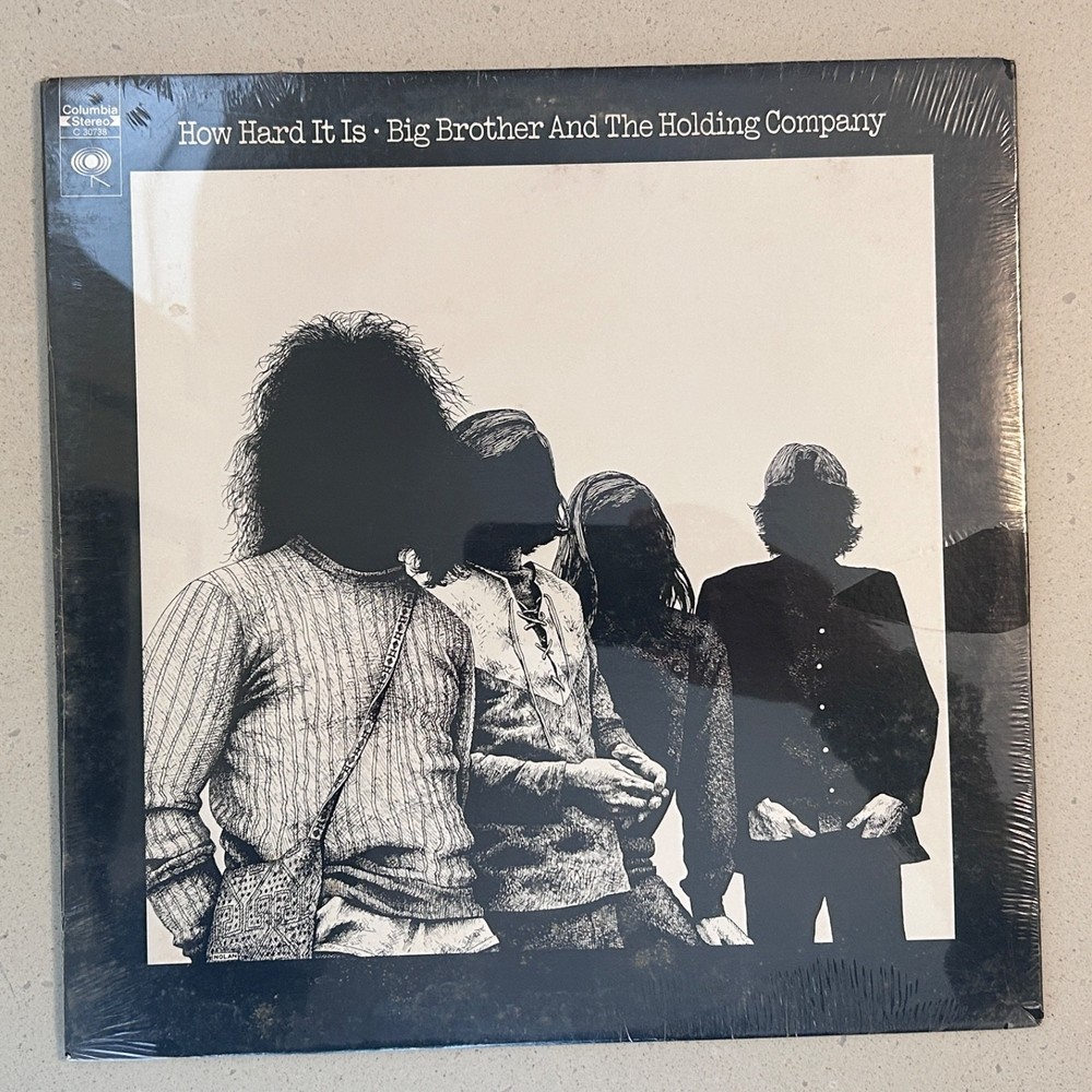 SEALED!! Big Brother And The Holding Company “How Hard It Is” 1971 1st US Lp OG
