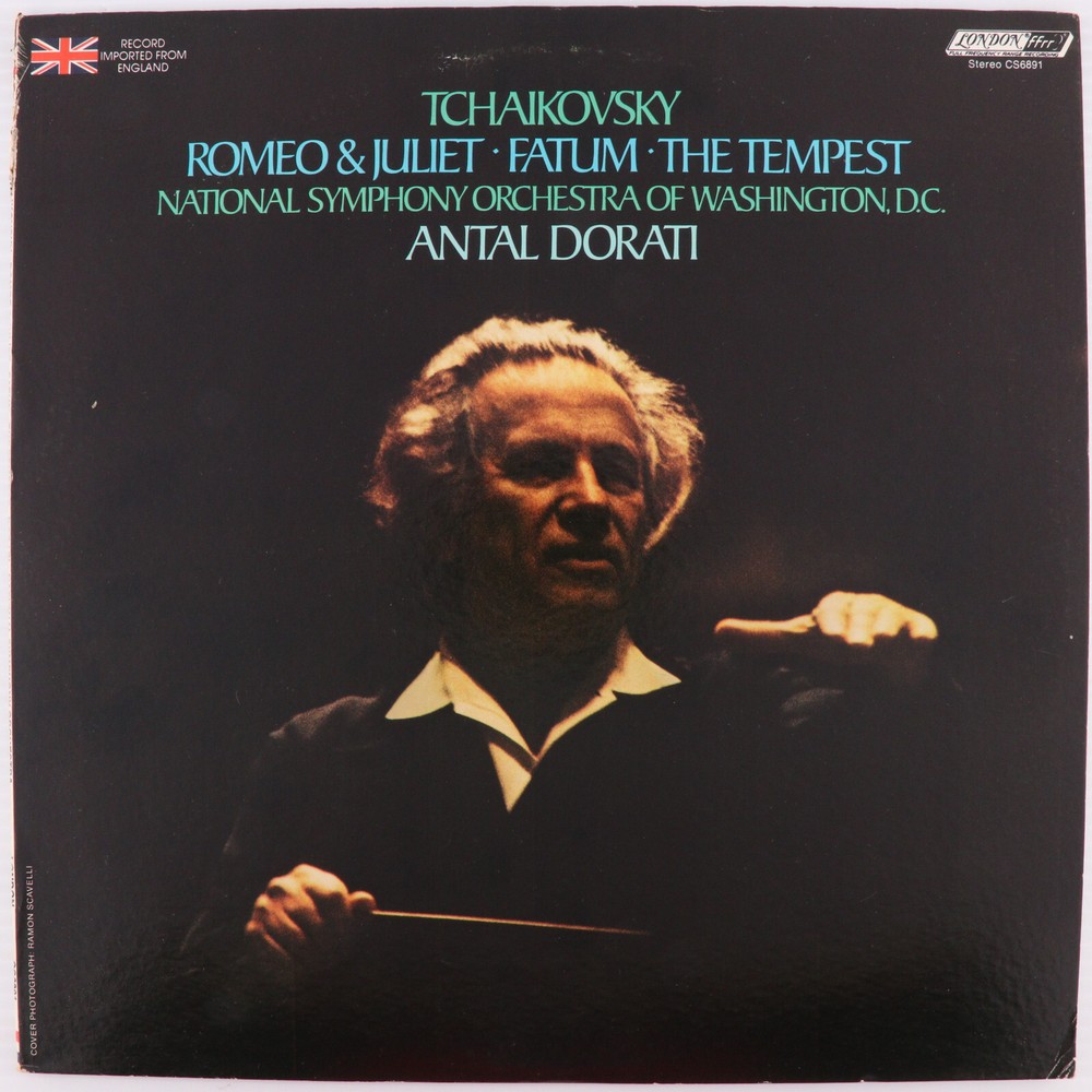 Tchaikovsky, Dorati – Romeo & Juliet / Fatum / The Tempest 1975 LP Record CS6891