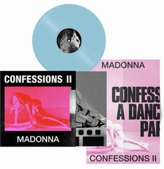 Madonna CONFESSIONS II – 12-Track Vinyl LP – TikTok Edition Baby Blue Vinyl-RARE