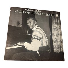 Curtis Jones Lonesome Bedroom Blues EX/VG+ Texas Blues LP Delmark DL-605 1962