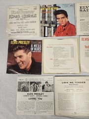 45 RPM RECORD PICTURE SLEEVE ELVIS PRESLEY LOT Of 11 Vinyl 7 Inch Shook Up READ