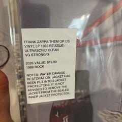 Frank Zappa Vinyl Lp Record Lot Of 12 Collection Ultrasonic Cleaned & Graded