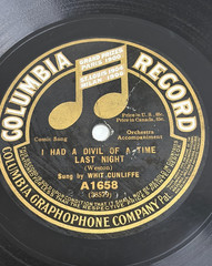 English Comedy – WHIT CUNLIFFE – ‘I HAD A DIVIL OF A TIME’ Columbia c1900s