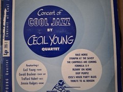 King 295 Cecil Young Quartet Concert Of Cool Jazz 10 inch 33 rpm