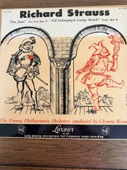 Richard Strauss Don Juan / Till Eulenspiegels Vienna Phil Krauss LP LL 233