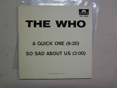 WHO:A Quick One,While He’s Away Part 1-Part 2 2:25,So Sad About Us-SwedenEP ACV