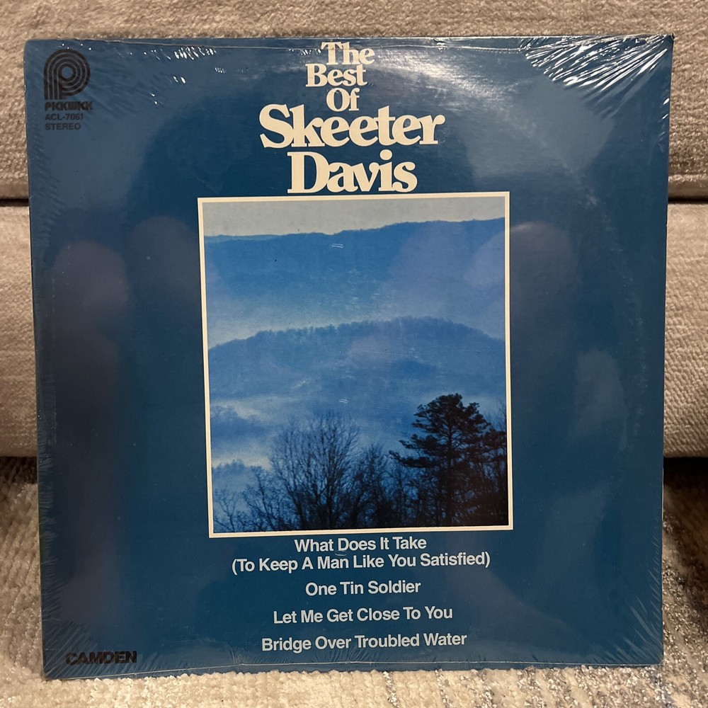 THE BEST OF SKEETER DAVIS LP Vinyl Record FACTOR SEALED ACL-7061 Vintage Vinyl