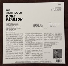 Duke Pearson – The Right Touch – Blue Note Tone Poet Vinyl LP Kevin Gray