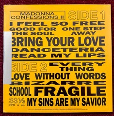 MADONNA CONFESSIONS RECORD HOT PINK VINYL BARNES NOBLE SEALED LP PROMO HYPE MINT
