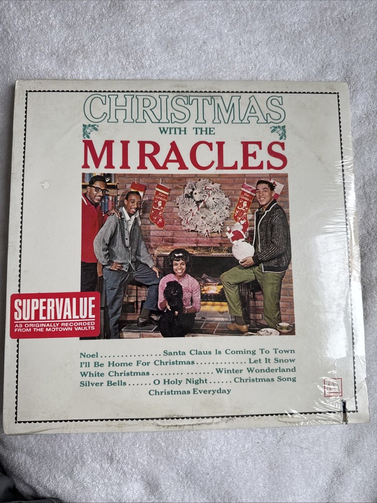 Smoky Robinson Christmas With The Mircales Record lp original vinyl album NEW!