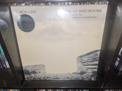 Amos Lee – LIVE AT RED ROCKS – Splatter Clear Color Vinyl 2 LP – NEW & SEALED!!