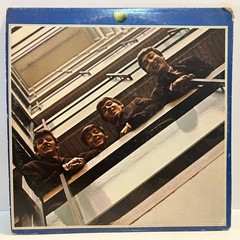 THE BEATLES – 1967-1970 Blue Greatest Hits (1973) – 12″ Vinyl Record 2xLP – VG
