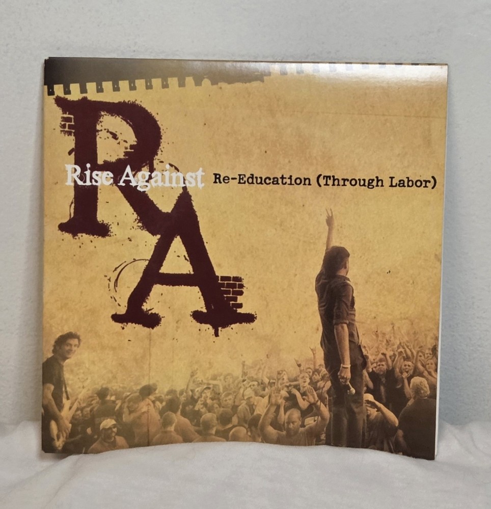 Rise Against Vinyl 7-inch Re-education (Through Labor) White Colored Vinyl