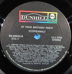 STEPPENWOLF AT YOUR BIRTHDAY PARTY LP 1969 ORIGINAL NICE CONDITION! VG/VG!!A