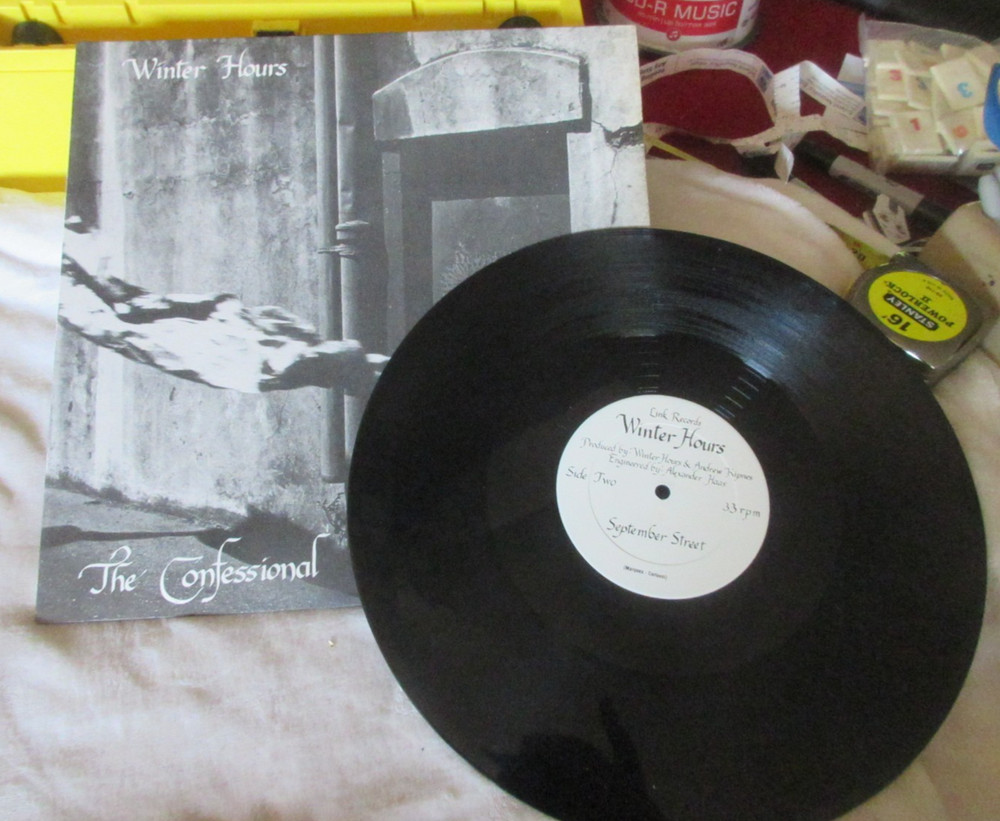 Winter Hours, The Confessional, 12 inch Ep, 3 songs, 1986 Link records VG+