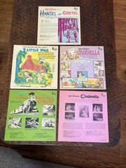 Disneyland Records – fairy tale bundle! All in great condition Cinderella