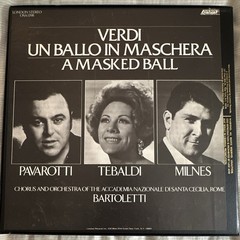 London ffrr A Masked Ball (Un Ballo in Maschera) Vinyl Stereo 33RPM OSA 1398