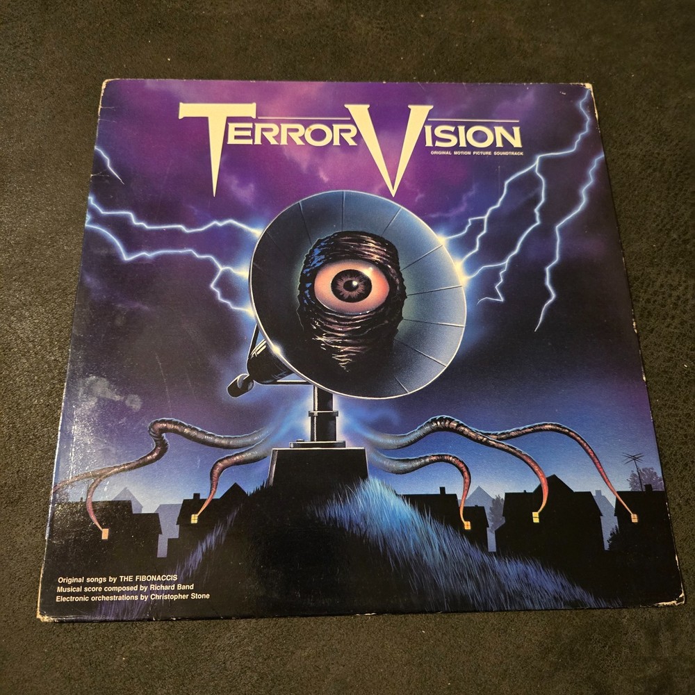 TerrorVision Original Soundtrack LP Vinyl 1986 Richard Band Restless 72120-1