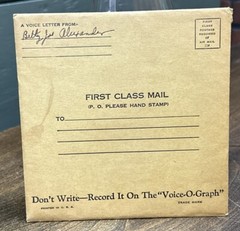 Sealed Unopened “Voice-O-Graph” Record 6”