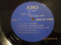 BOBBY ARO Finn-Glish Fun LP Used! 1950’s Aro Records MINNESOTA PRIVATE PRESS EZ