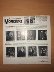 1963 Sounds of Famous Monsters Speak LP A.A. Records AR-3 VG