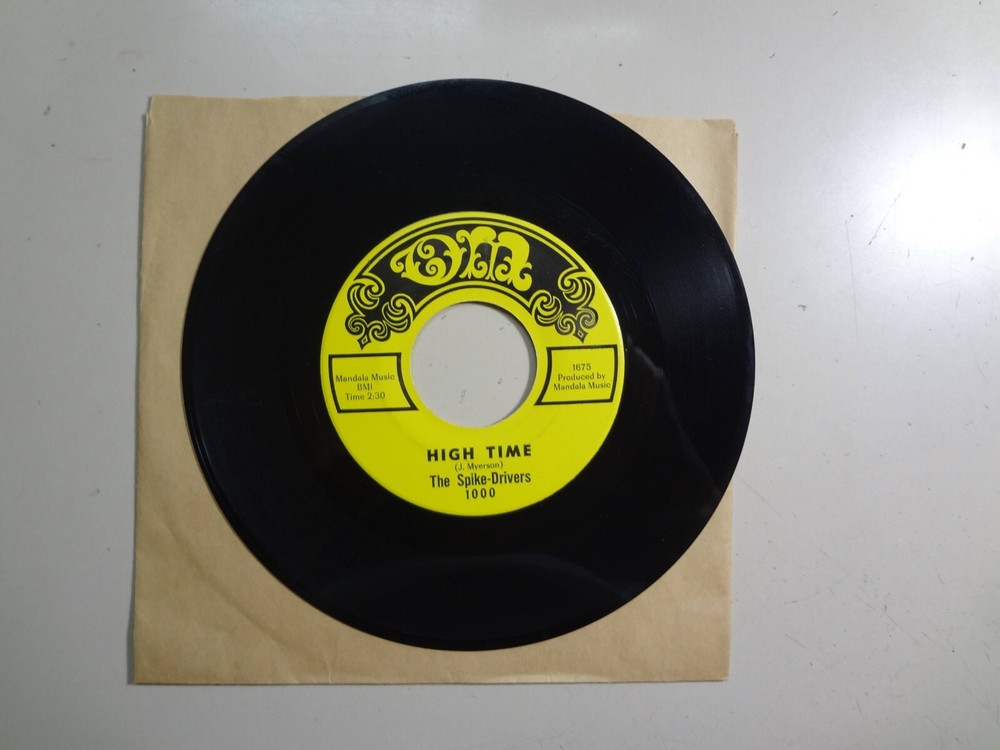 SPIKE- DRIVERS: High Time 2:30- Often I Wonder 5:45-U.S. 7″ 1966 OM 1675, Mich.