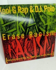 Kool G Rap & DJ Polo Erase Racism VG+ Promo 12″ Inch 1990