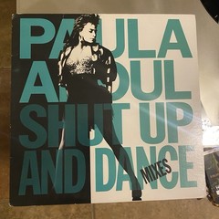Paula Abdul Shut Up And Dance Vinyl Mixes Remix 1990 Rare Teal Turquoise Pop R&B