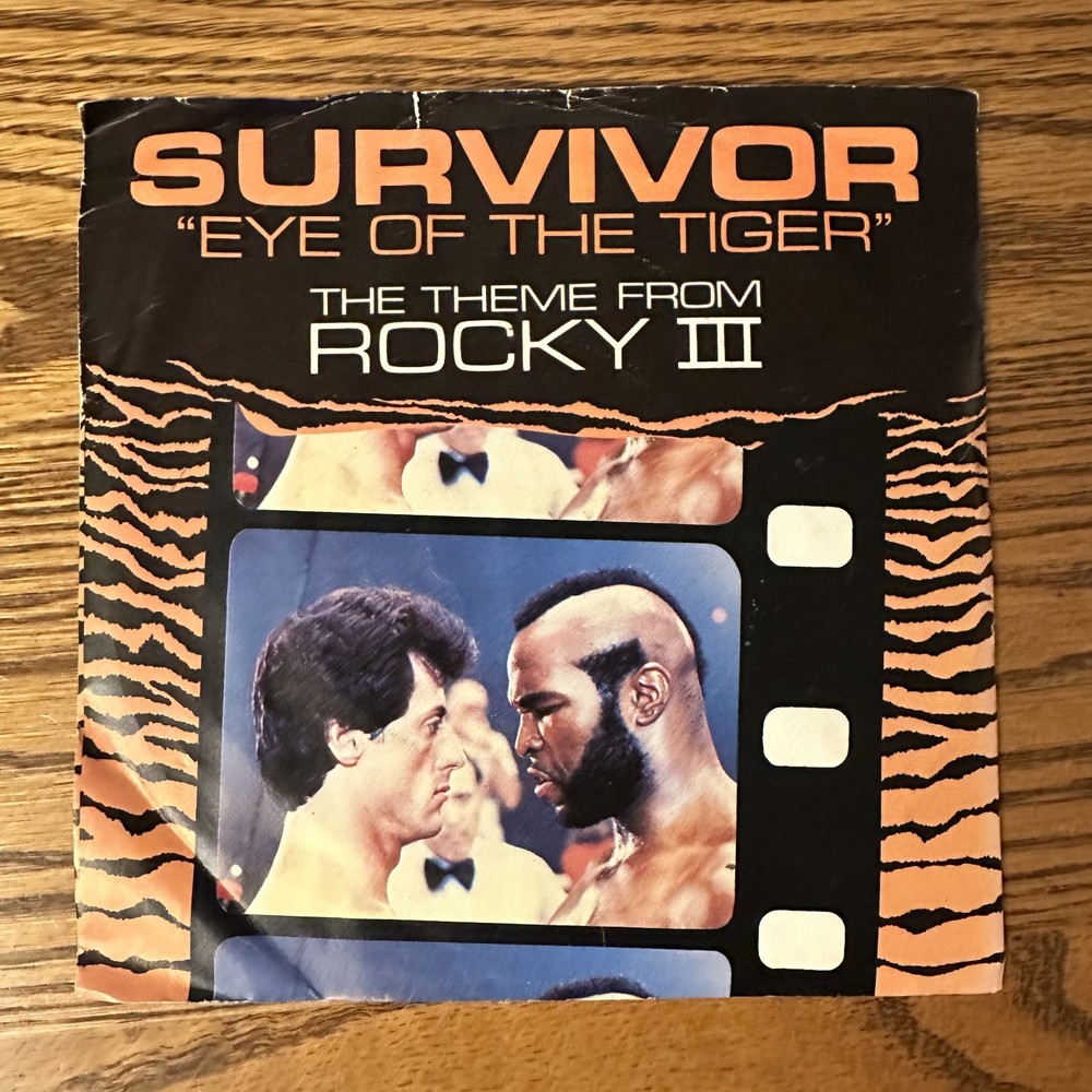 Survivor – Eye Of The Tiger (Rocky III Theme) – Vinyl 7″ Single UK Import – VG+