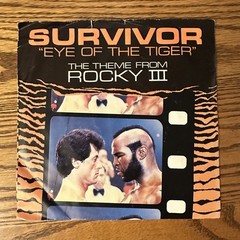 Survivor – Eye Of The Tiger (Rocky III Theme) – Vinyl 7″ Single UK Import – VG+