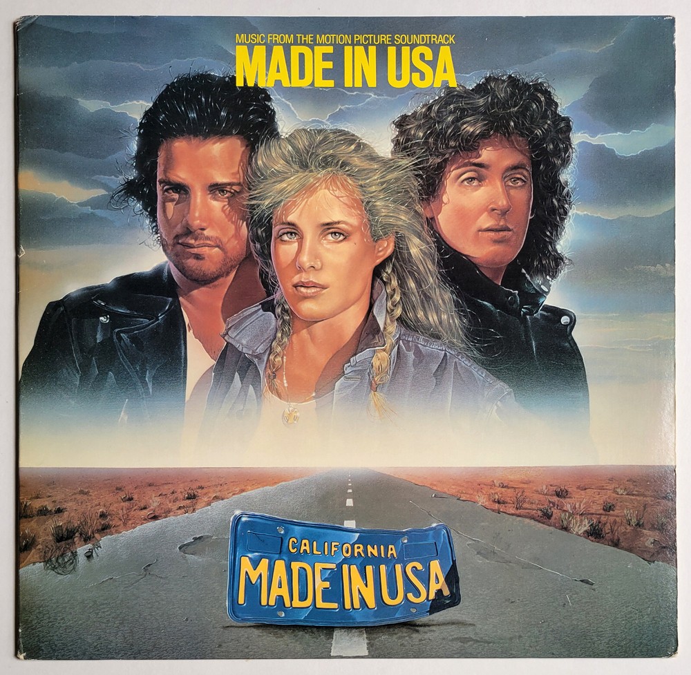 MADE IN USA Soundtrack LP 1987 PROMO John Hiatt MOJO NIXON Sonic Youth VINYL OOP