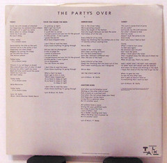 Talk Talk – The Party’s Over 1982 EMI America New Wave Synth-Pop Vinyl LP Record