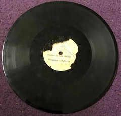 UNISSUED 50s Male Singer + Guitar ACETATE 78 Silhouette / Frolic In Garlic HEAR