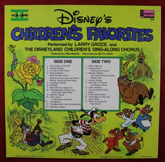 Disney Children’s Favorites Volumes 1 2 3 Vinyl LP Record Set W/ Songbook Lyrics