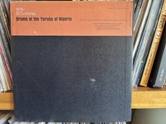 Ethnic Folkways Library Drums of the Yoruba of Nigeria William Bascom LP 1953