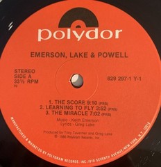 Emerson, Lake & Powell Vinyl LP 1986 Record 1980s Hard Rock READ* VG TESTED*