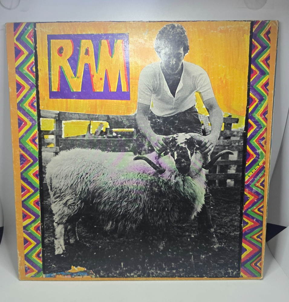 Paul And Linda McCartney Ram Vinyl LP 1971 Apple Record SMAS-3375