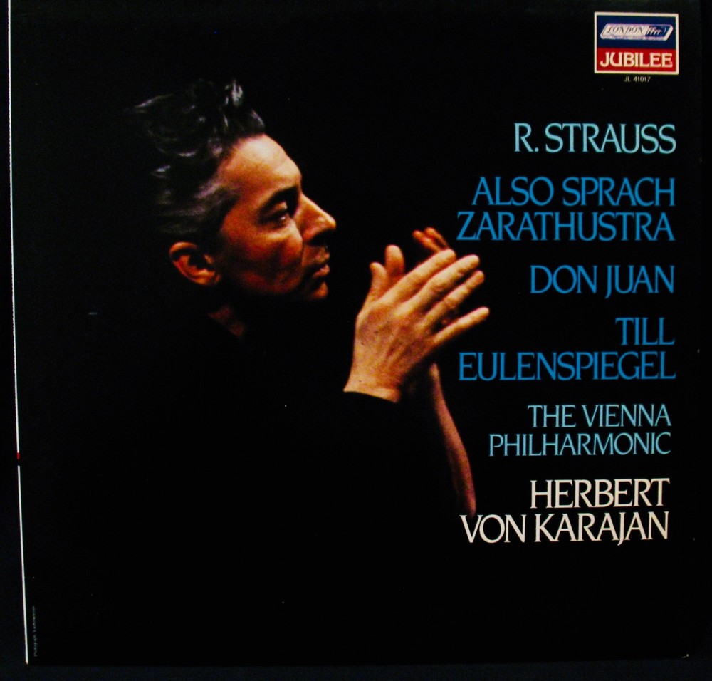 STRAUSS: Also Sprach Zarathustra-Don Juan-Von Karajan-LONDON #JL 41017 Near Mint
