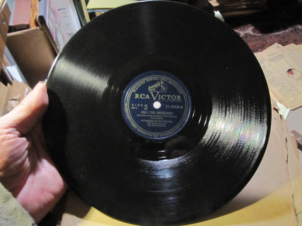 E+ Irving Berlin MISS LIBERTY Paris Wakes Up And Smiles Al Goodman Bluebird BN-4