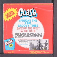 CLASH: the cost of living e.p. CBS 7″ Single 45 RPM United Kingdom