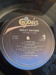 Molly Hatchet The Deed Is Done Original LP 1984