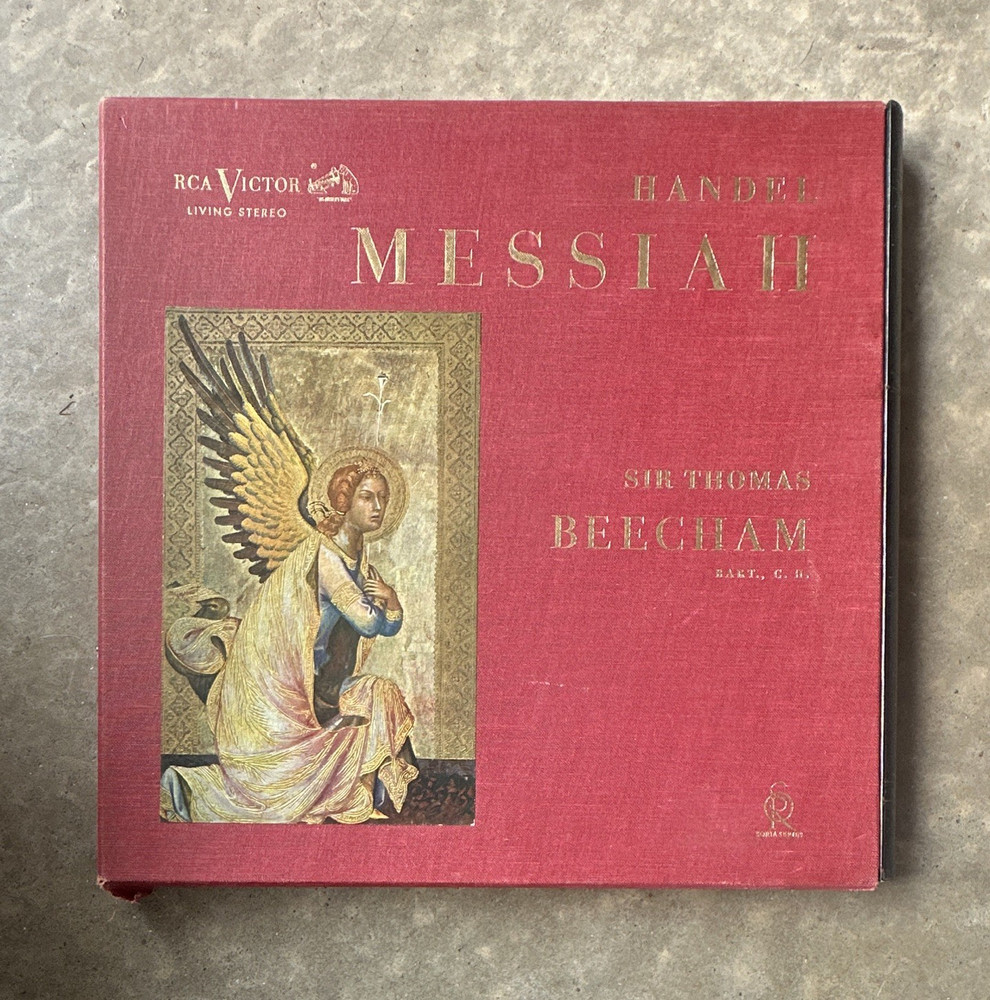 RCA Victor Living Stereo Handel Messiah Beecham Vinyl Record Box Set