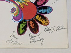 Big Brother Holding Company SIGNED x 4 ORIG LP COVER ONLY Mainstream SUPER RARE