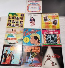 Lot Of 10 Spanish LP Covers for Craft Up Cycle Re Purpose Decorative NO RECORDS