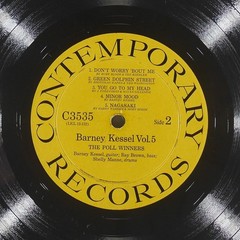 THE POLL WINNERS Self Titled CONTEMPORARY C3535 VG- 1957 Hard Bop LP Jazz