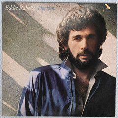 Eddie Rabbitt Horizon Elektra Vinyl LP I Love a Rainy Night Plays Good