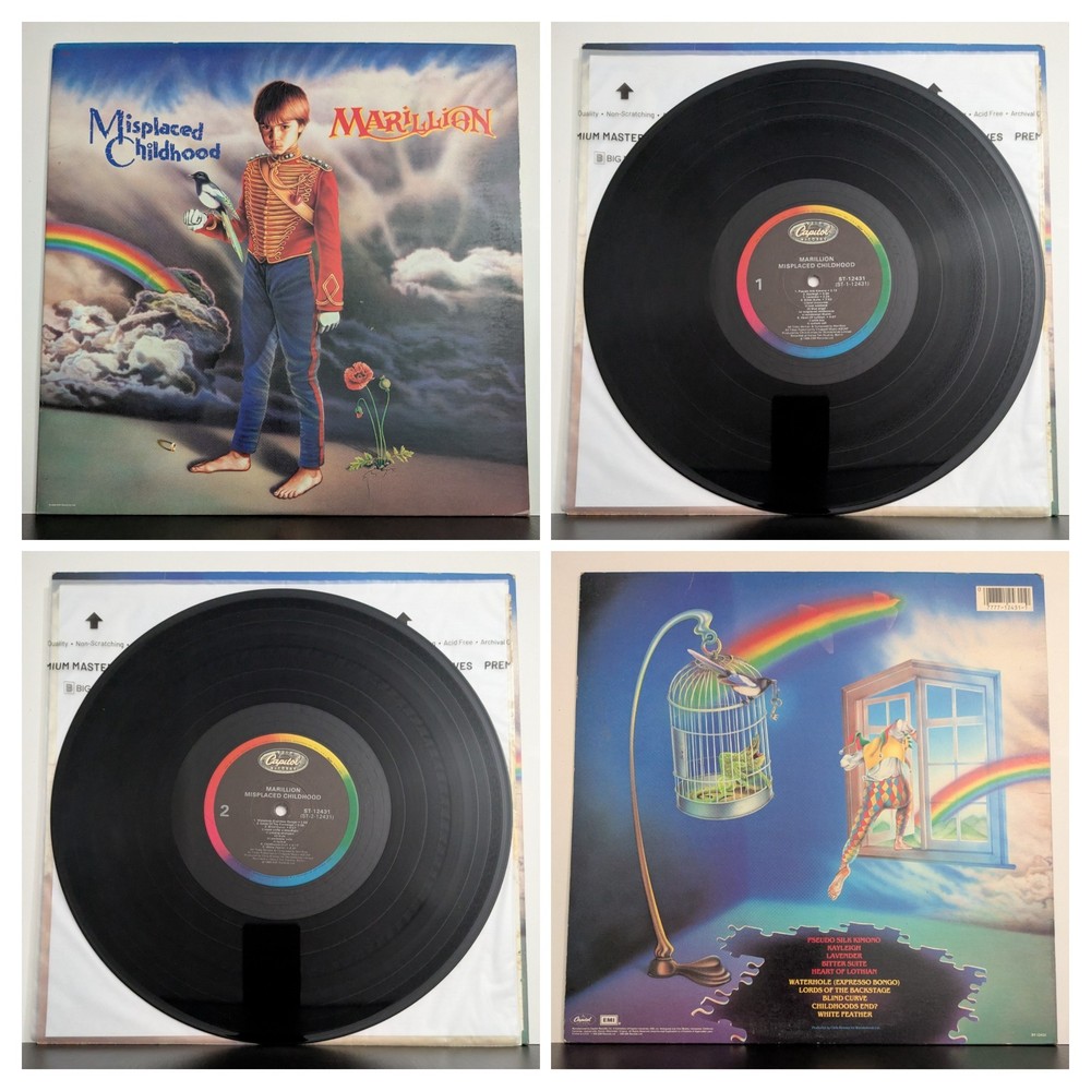 Marillion Misplaced Childhood 1985 US LP Jacksonville Capitol ST-12431