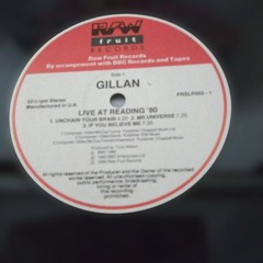 Gillan At Reading Vinyl LP Hard Rock Heavy Metal