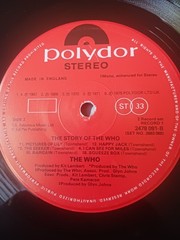 THE STORY OF THE WHO – POLYDOR RECORDS 2XLP IMPORT SET – (G+/G+)