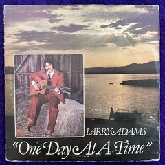 LARRY ADAMS One Day At A Time LP PRIVATE Xian Folk Psych Loner Real People RARE